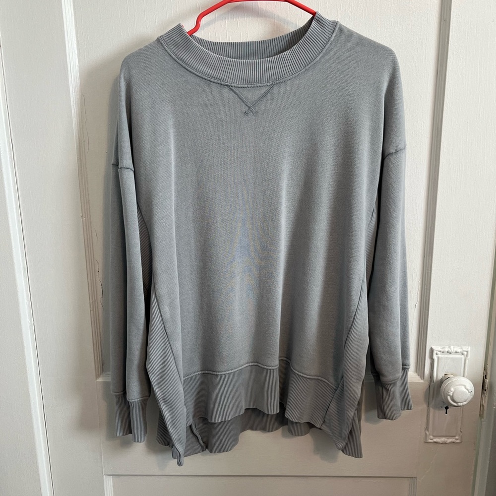 Aerie oversized split side sweatshirt
